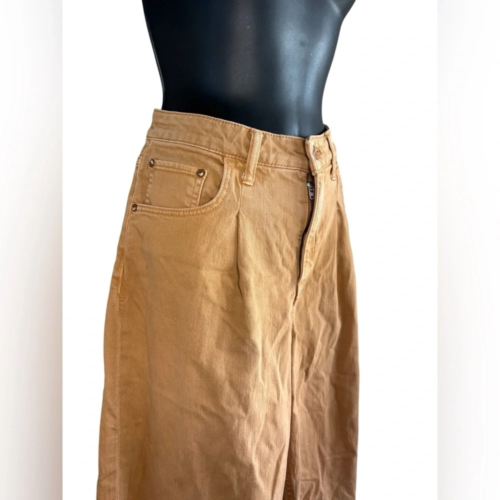 Anthropology Pilcro The Breaker Barrel Leg Jeans sz 29 copper shade preloved - Picture 10 of 14